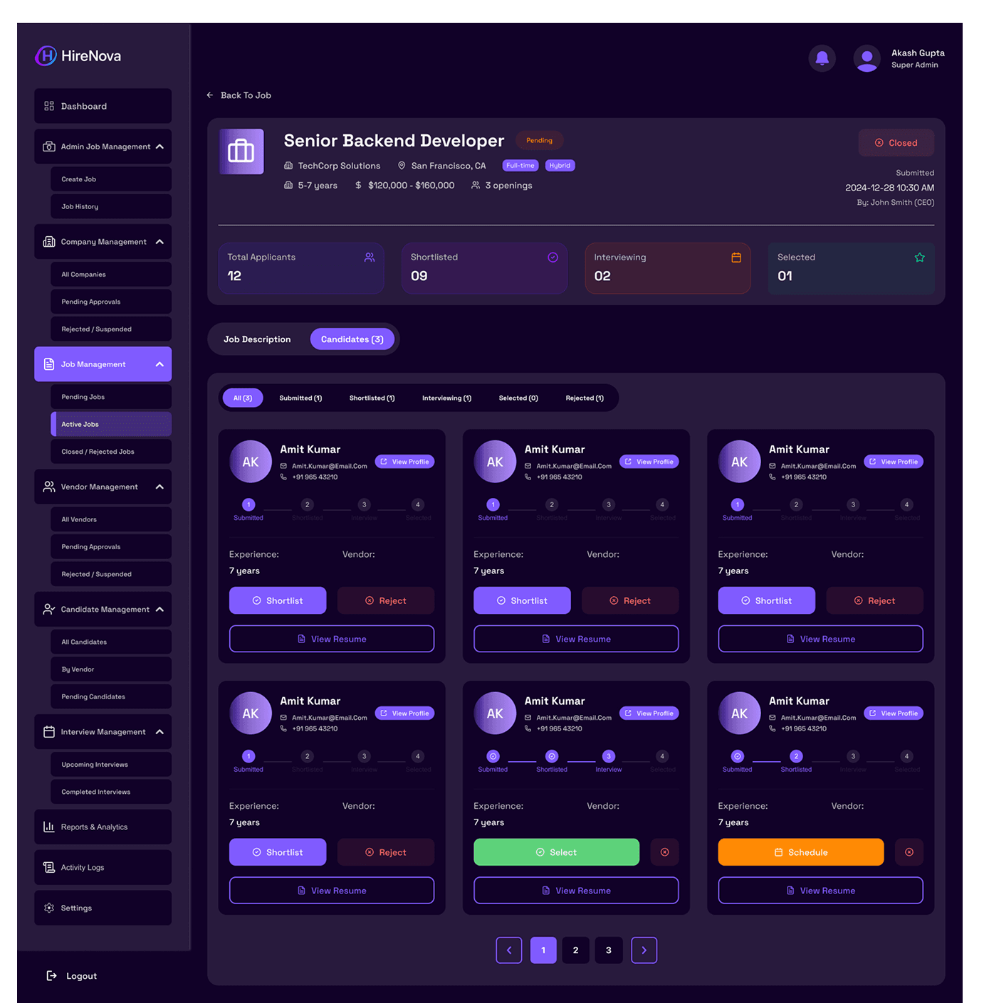 HireNova Platform - Highly Skilled and Job-Ready Talent